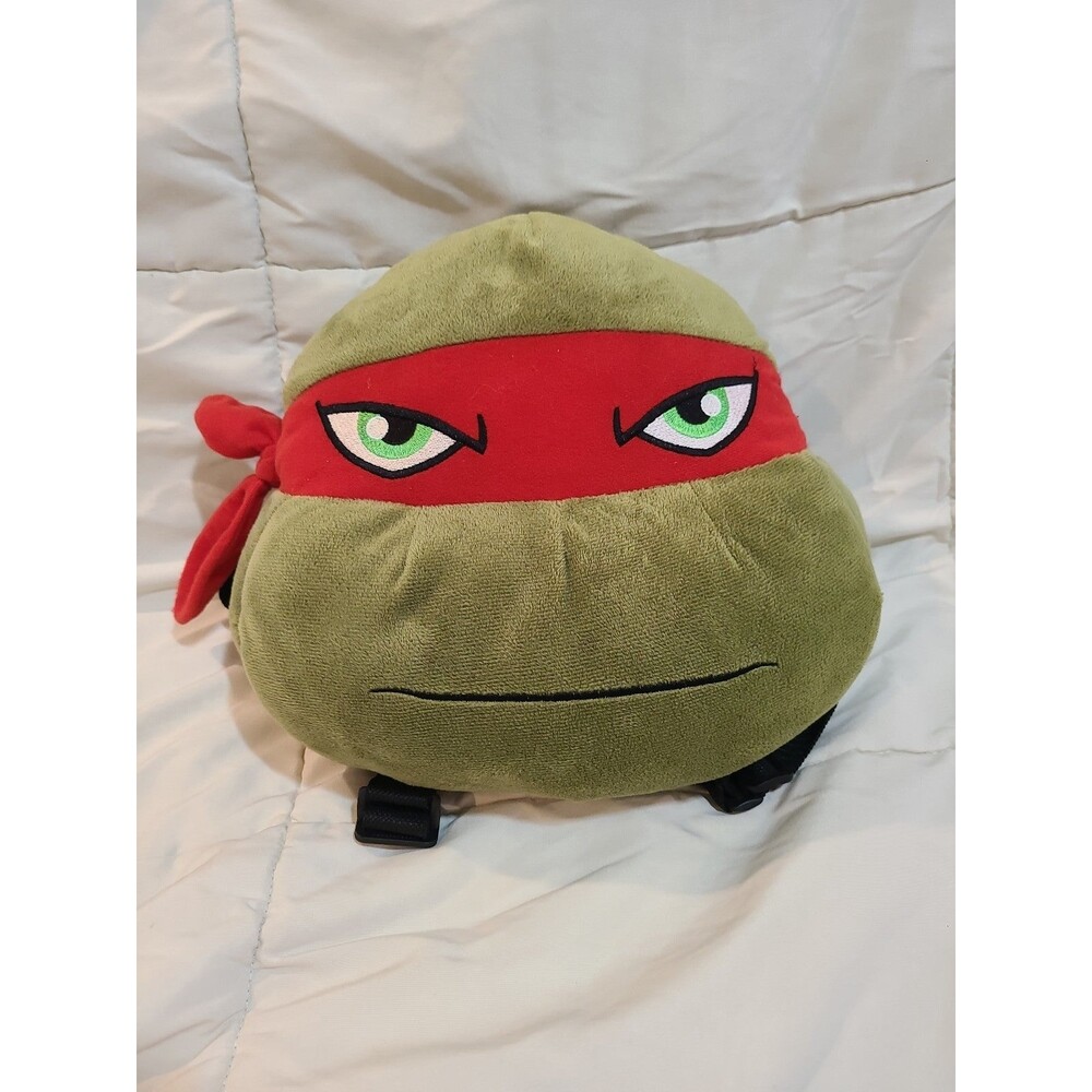 Teenage Mutant Ninja Turtles TMNT Raphael Plush Head Backpack